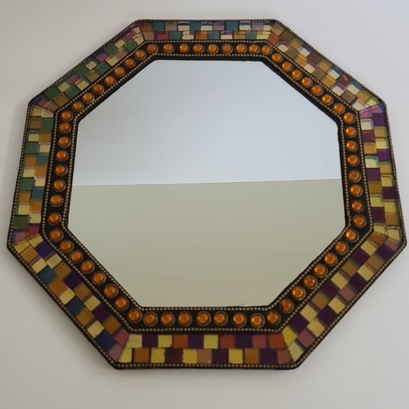 PartyLite Global Fusion Mirrored Candle Tray